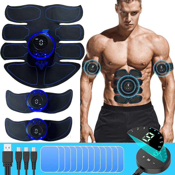 Tactical X Abs Stimulator 2025 - Abs + Arms + Gel Pads**